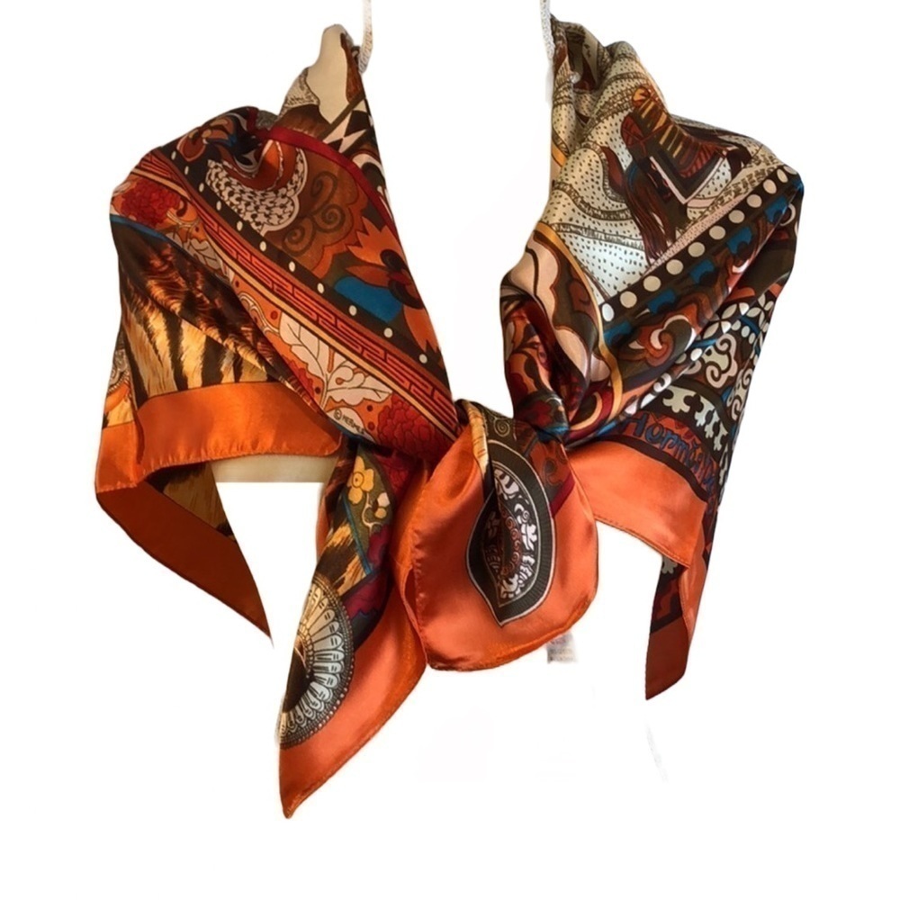 🆕 Scenery Scarf Bright colors‎